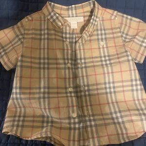 Burberry Baby Classic Monogram Button Down